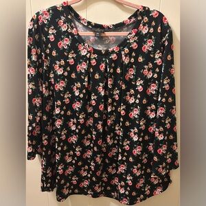 Like New Worthington 2X Floral Blouse